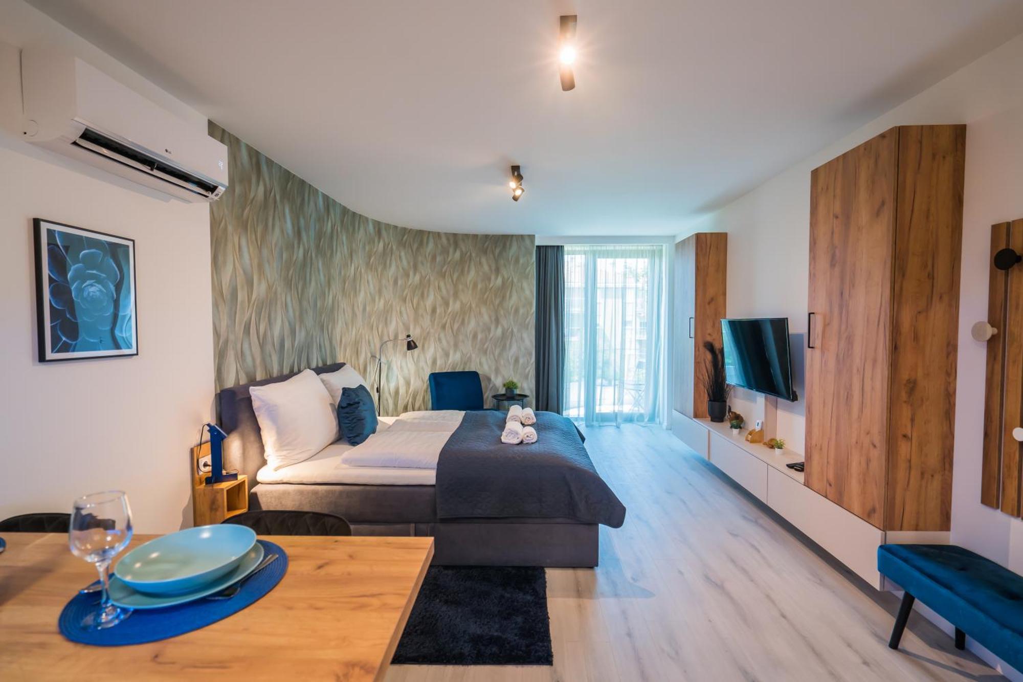 Myflat Wave 36 Suite Siofok Ngoại thất bức ảnh